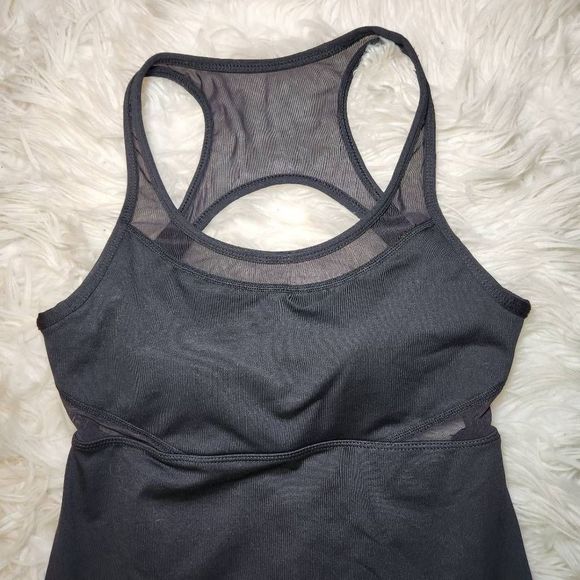 New Fabletics Tropez Mesh Cutout Bodycon Mini Dress - Picture 3 of 12